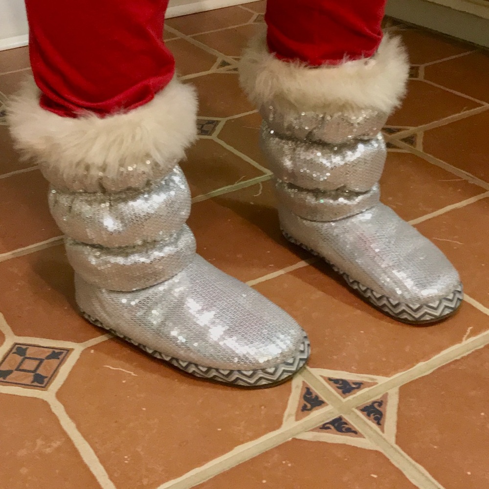 Roxy Sequin Booties - image 3